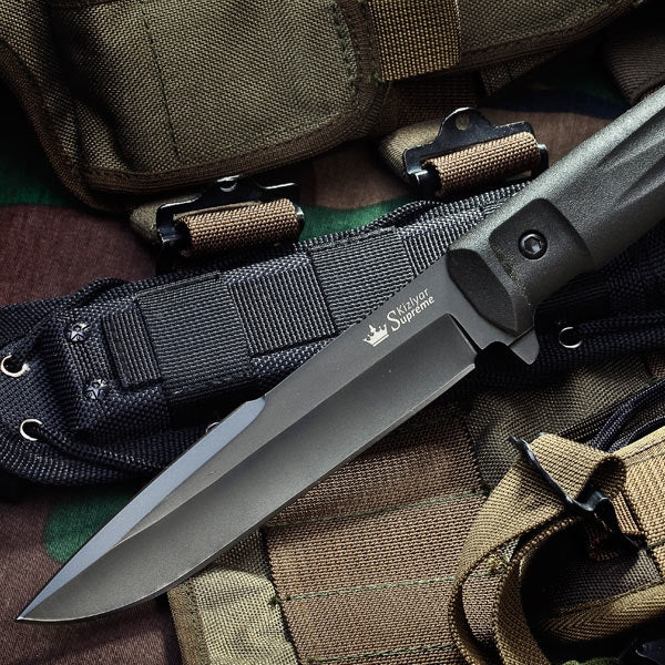 Delta D2-Black Titanium Knife