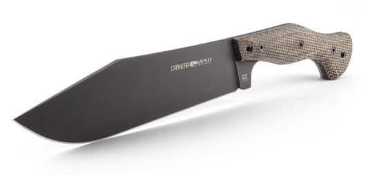 Carnera-Fixed Blade Knife - Cotton Canvas - Aspis Black Coating