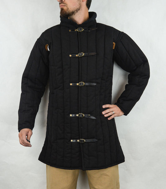 Medieval Light Gambeson - Black