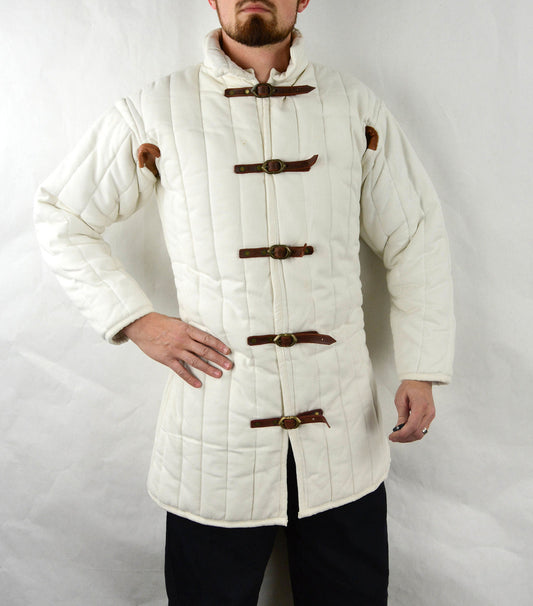 Medieval Light Gambeson - Natural