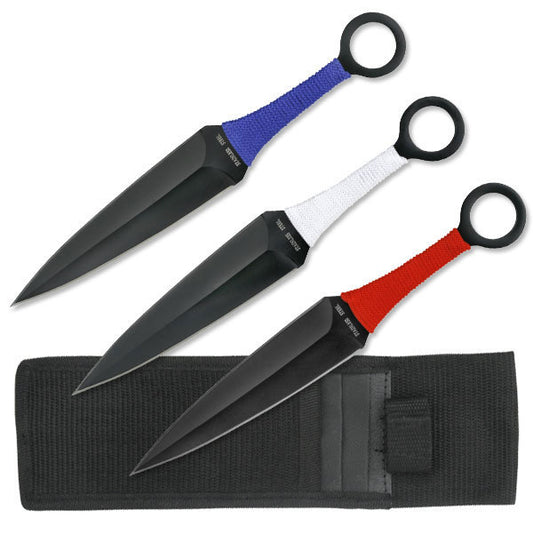 USA Throwing Knife Set