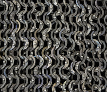 Load image into Gallery viewer, DFNT Titanium Chainmail Haubergeon - Dome Riveted Flat Rings
