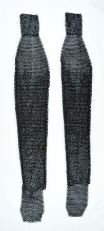 BFBM Chainmail Leggings - Butted Flat Rings - Blackened Finish
