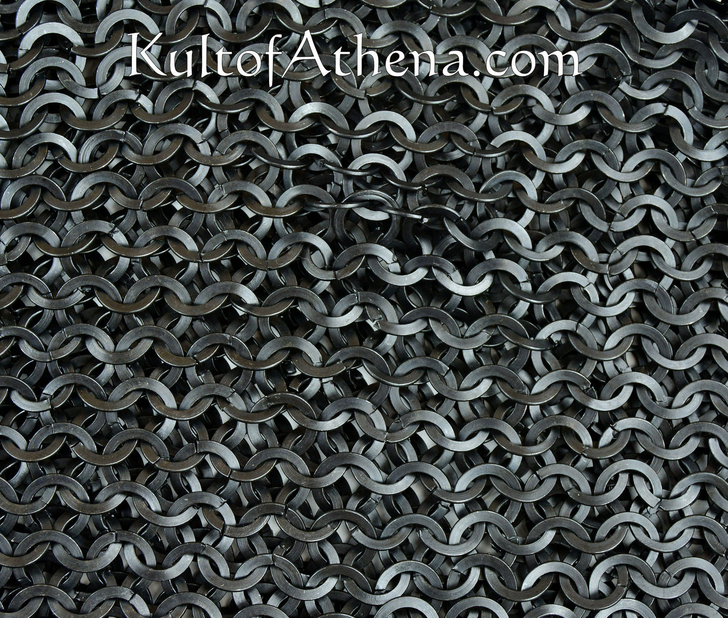 BFBM Chainmail Leggings - Butted Flat Rings - Blackened Finish