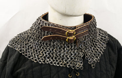 DFNT Titanium Chain Mail Standard - Bishop's Mantle - Dome Riveted - Flat Rings