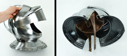 Close Helm - 16 Gauge Steel