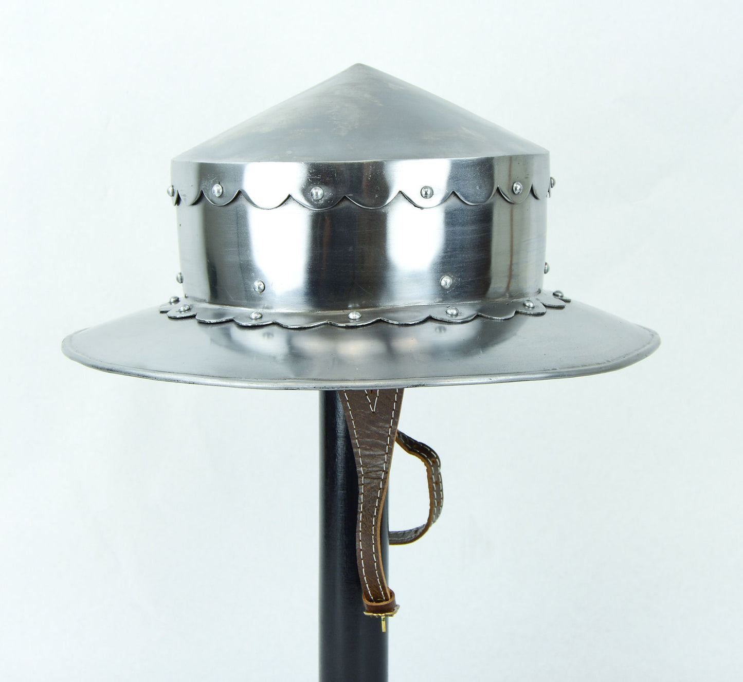 14th Century Kettle Helm - 16 Gauge Steel