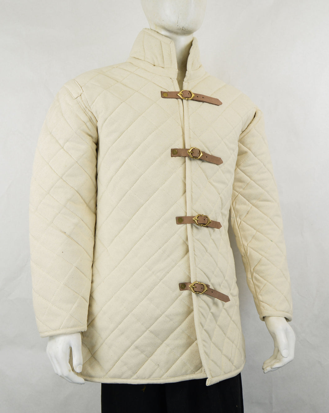 Front Buckled Gambeson with Open Armpit Design