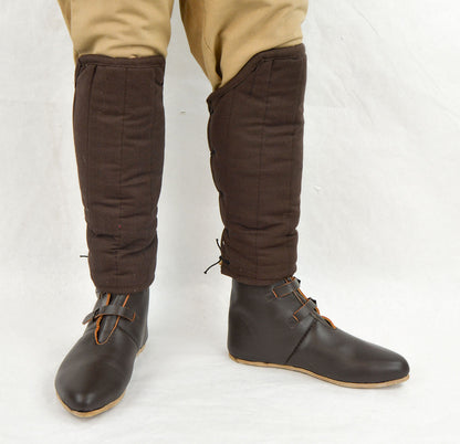 Padded Greaves - Brown