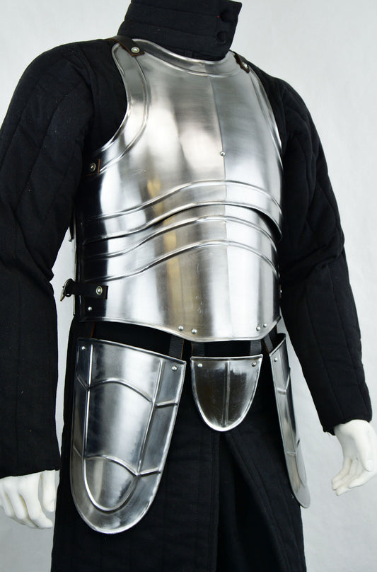 Steel Cuirass with Tassets - 18 Gauge Steel