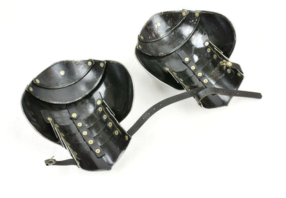 Knight's Pauldrons - 18 Gauge Steel