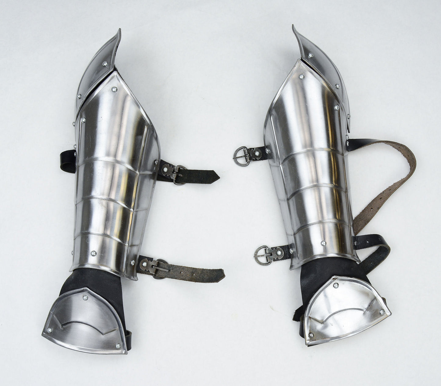 Bracers with Hand and Elbow Armor - 18 Gauge Steel