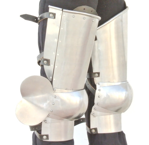 Italian Milanese Style Leg Armor - Cuisse and Poleyn