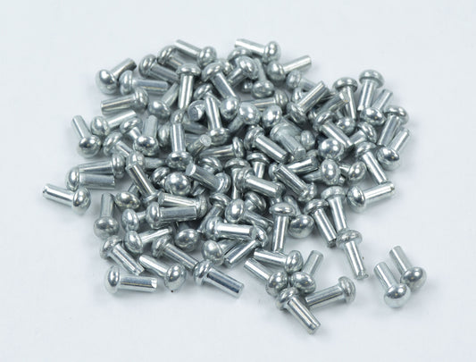 Mushroom Head Rivets for Armor and Shield Bosses - 13 mm - Set of 100