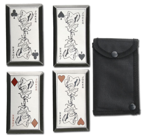 4 Jokers Throwing Card Set