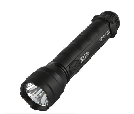 closeup of a 511 flashlight