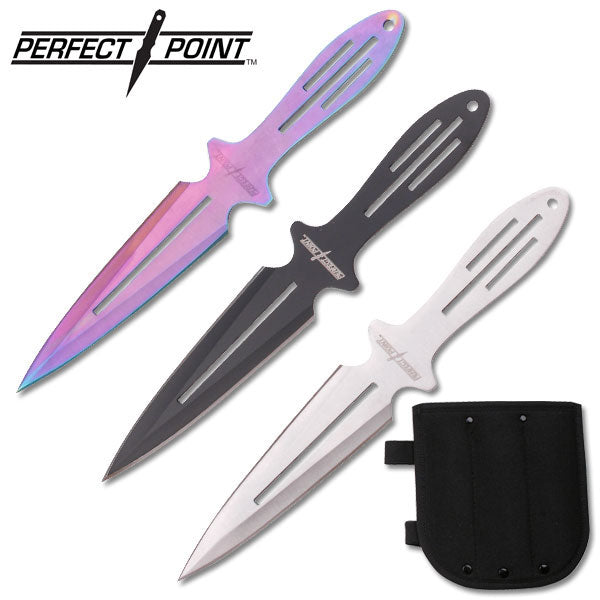 3-Piece Stainless Throwing Knife Set