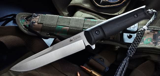 Alpha Aus8 Knife- Satin Finish