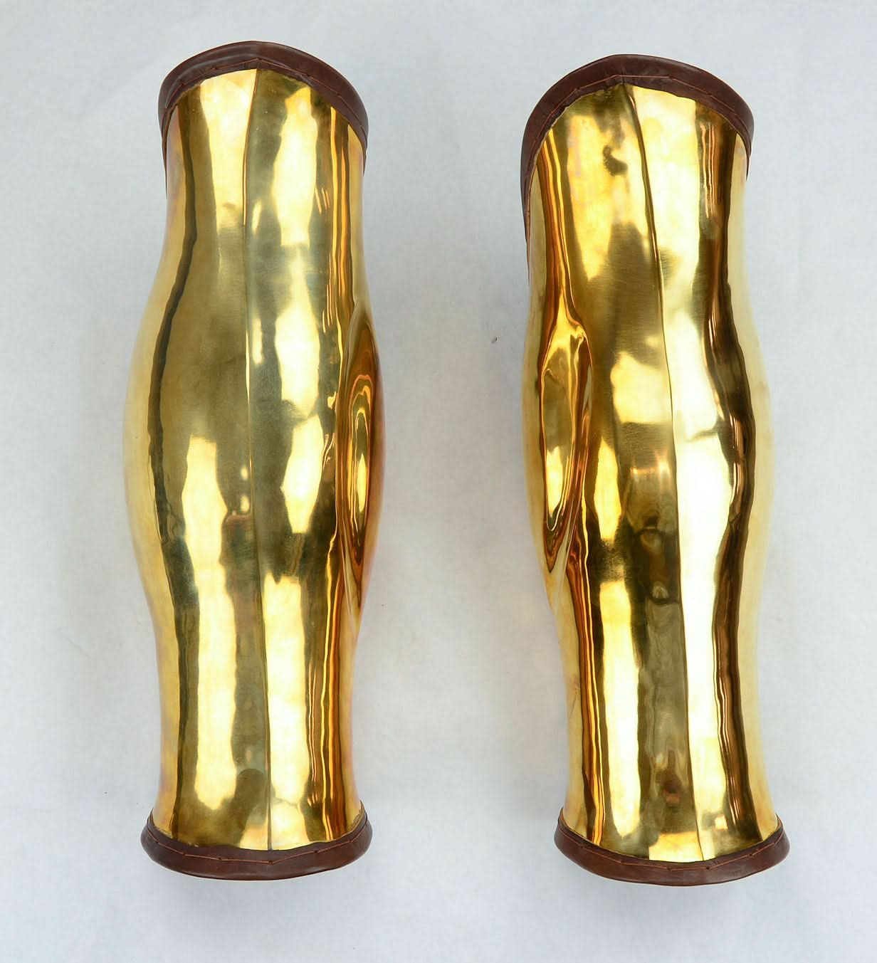 Brass Greek Greaves