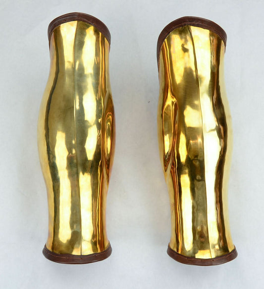 Brass Greek Greaves