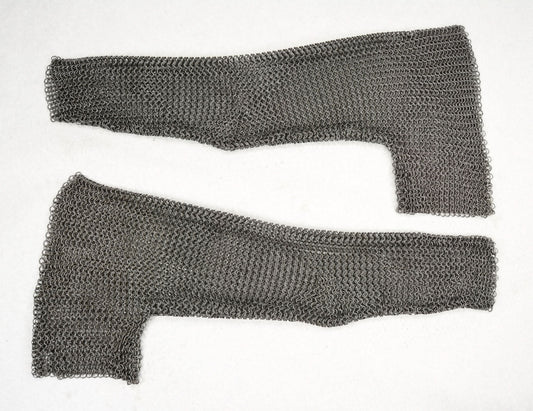 BRNH Chainmail Sleeve and Shoulder Panels - Butted High Tensile Wire Rings