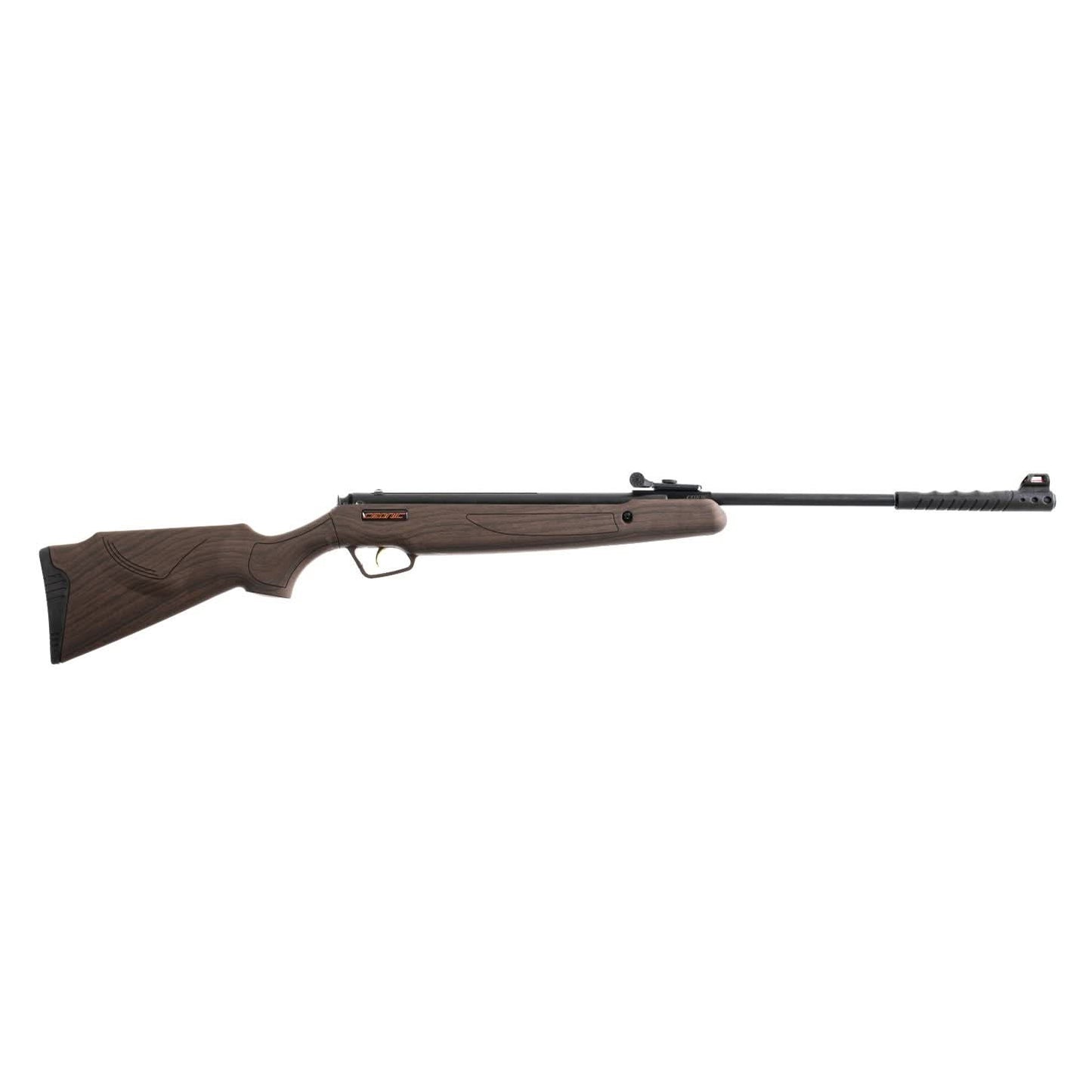 Right side view of a wood Ceonic Spring Piston Air Rifle