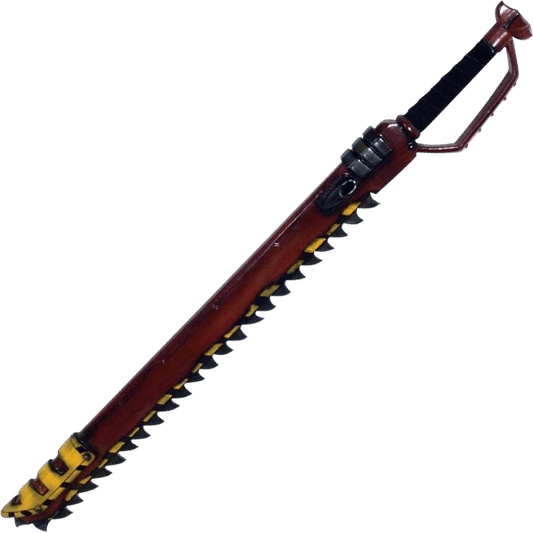 Black and Red Chainsaw Sword