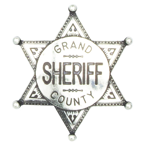 Grand County Sheriff Badge - Nickel