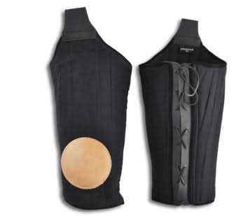 Crusader Upper Leg Padding Black X-Large