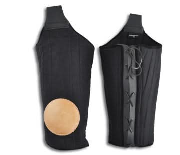 Crusader Upper Leg Padding Black XX-Large