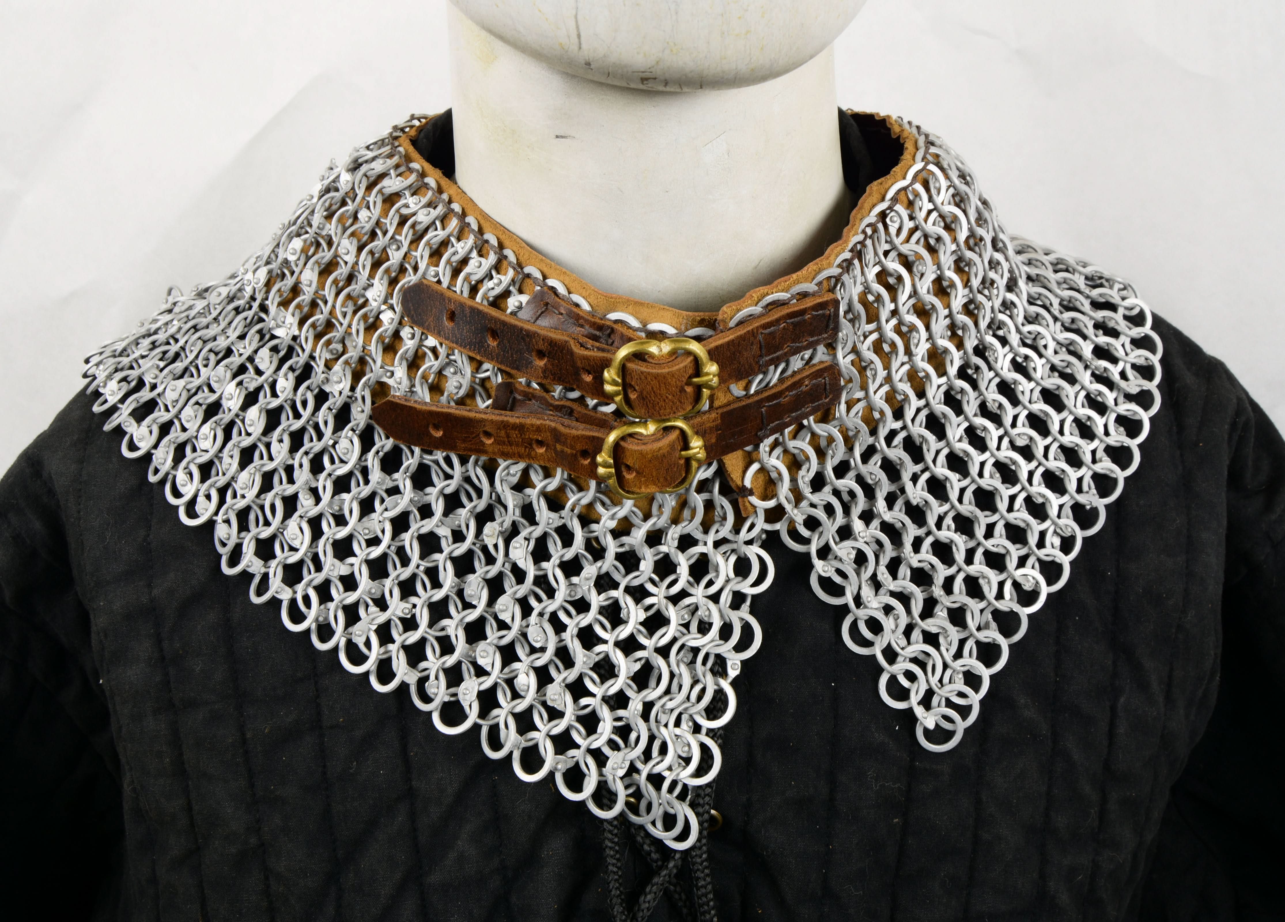 DANA Aluminum Chainmail Standard - Bishop's Mantle - Dome Riveted Roun ...
