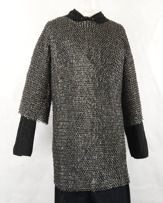 DFNT Titanium Chainmail Haubergeon - Dome Riveted Flat Rings