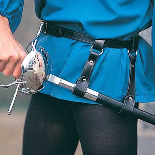 Double Strap Leather Belt