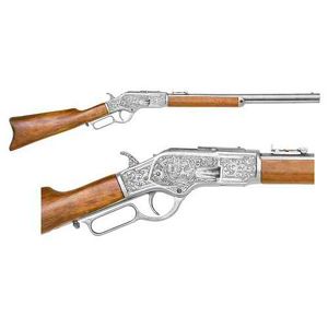 Denix Engraved 1873 Action Replica Winchester Rifle