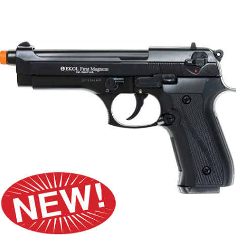 Firat Magnum 92 Front Firing Blank Gun Black Finish