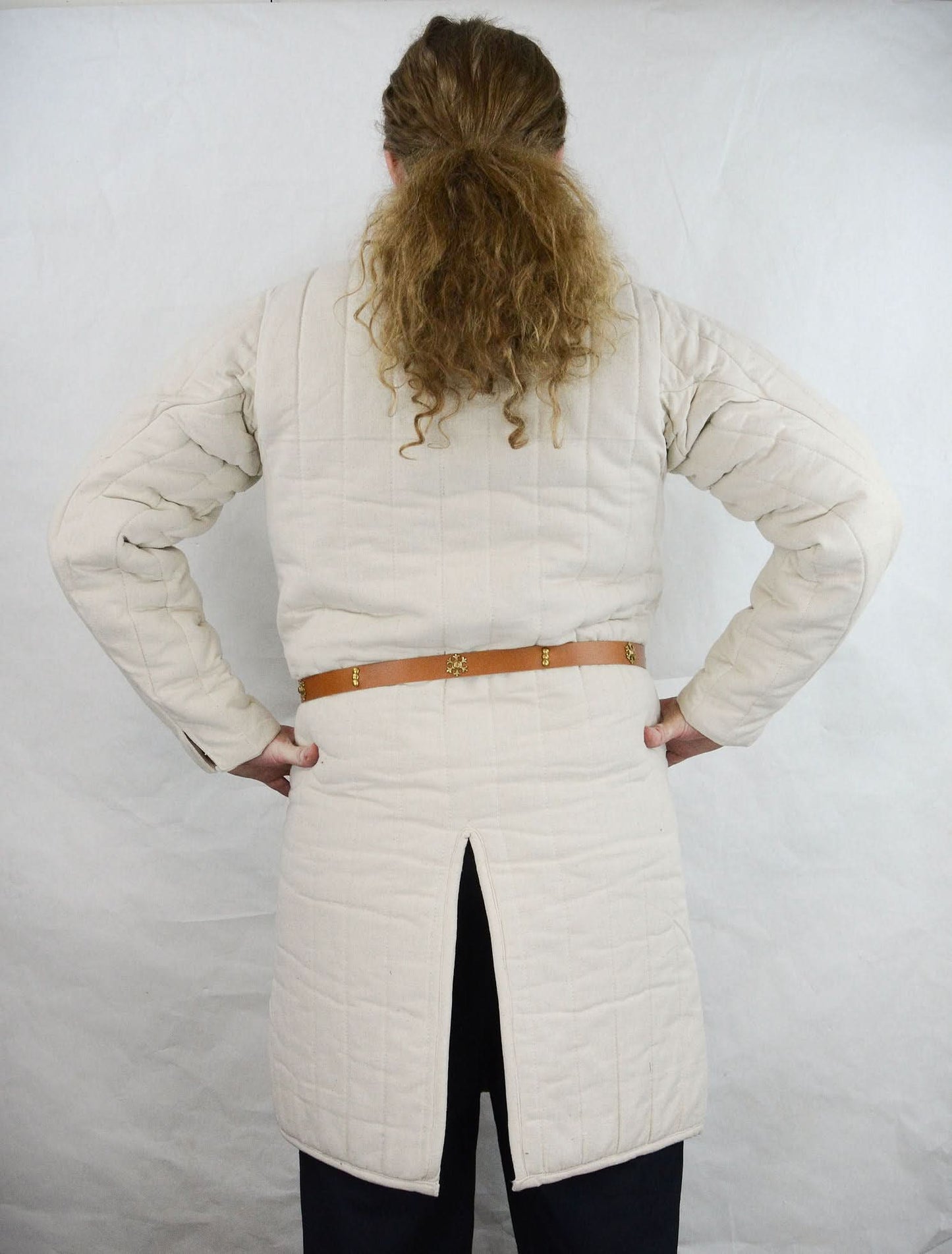 Front-Buckled Gambeson - Natural
