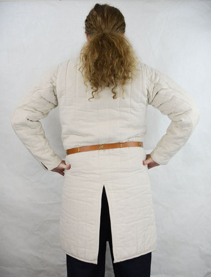 Front-Buckled Gambeson - Natural