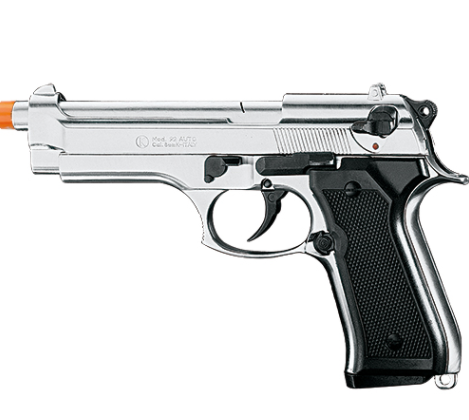 Kimar Model 92 Front Firing Blank Gun Nickel Finish