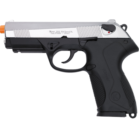 Kimar Model PK4 Front Firing Blank Gun Nickel Finish