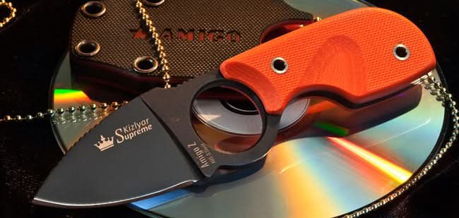 Kizlyar Supreme  Amigo Z-Aus8 Neck Knife
