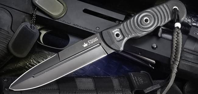 Legion D2-Black Titanium Knife