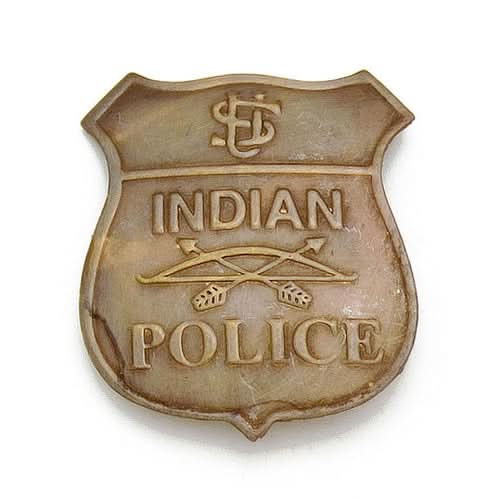 Old West Indian Police Badge