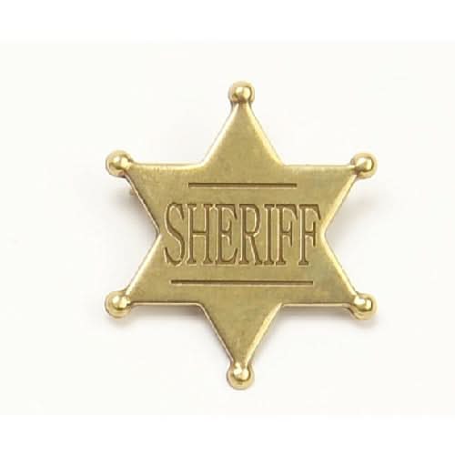 Old West Replica Denix Six Point Ball Tip Star Badge