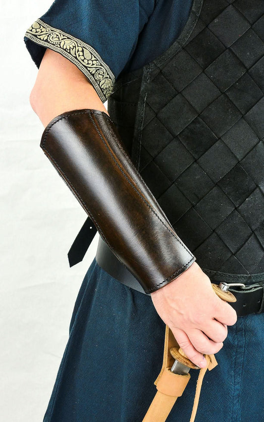 Padded Leather Bracers
