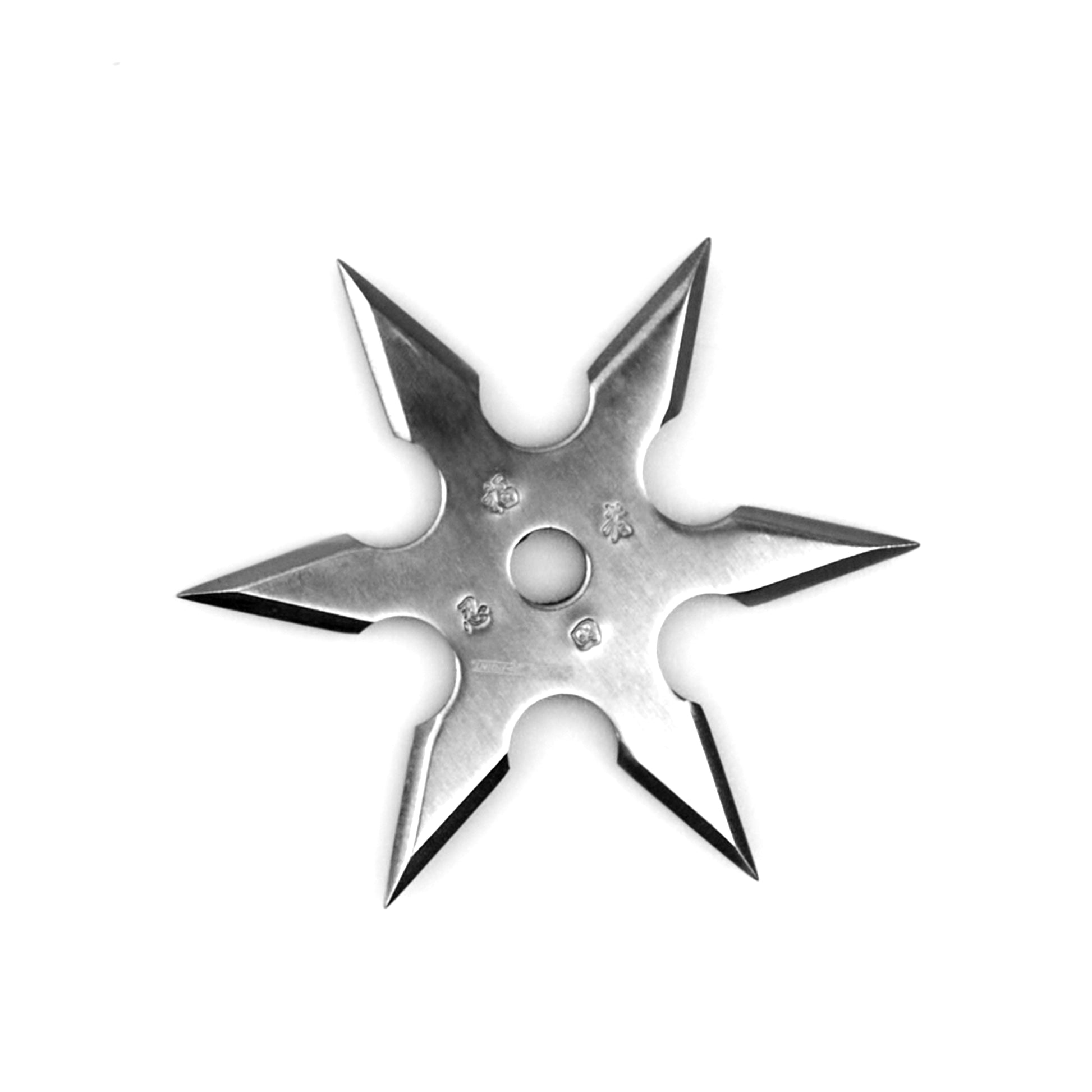 Silver 6 Point Throwing Star