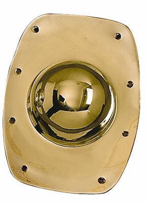 Rectangular Roman Brass Shield Boss