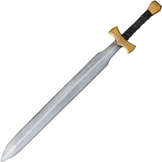 Black, Silver, and Gold Foam Knights Fighter LARP Sword
