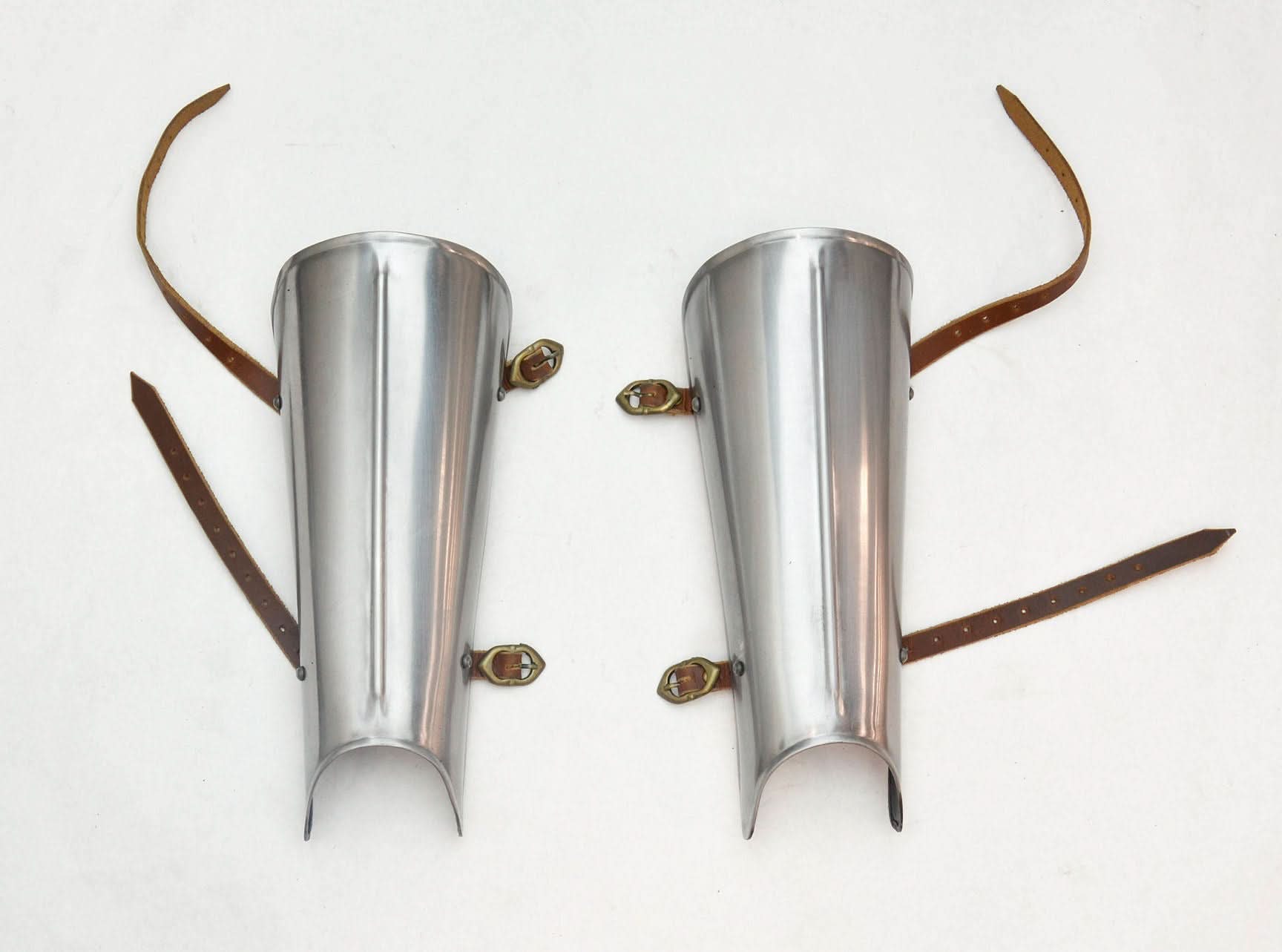 Ridged Greaves - 18 Gauge