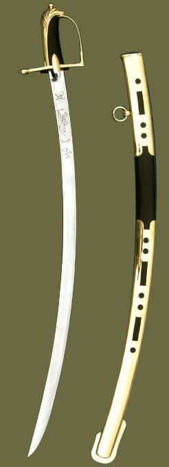 Russian 1798 Light Cavalry Officers Saber