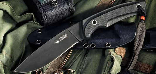 Savage Aus8-Black Titanium Knife